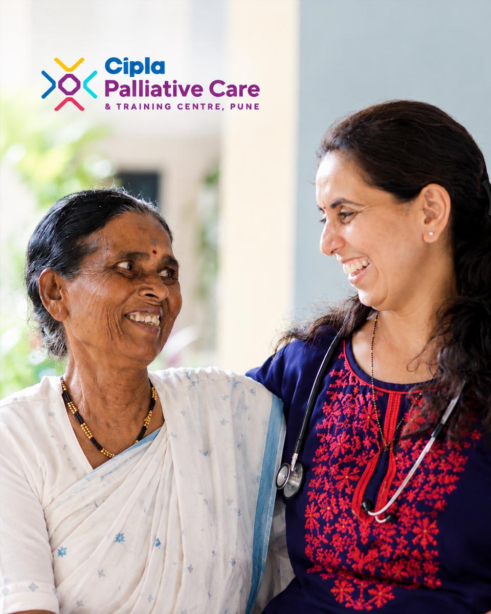 The Cipla Palliative Care website on mobile
